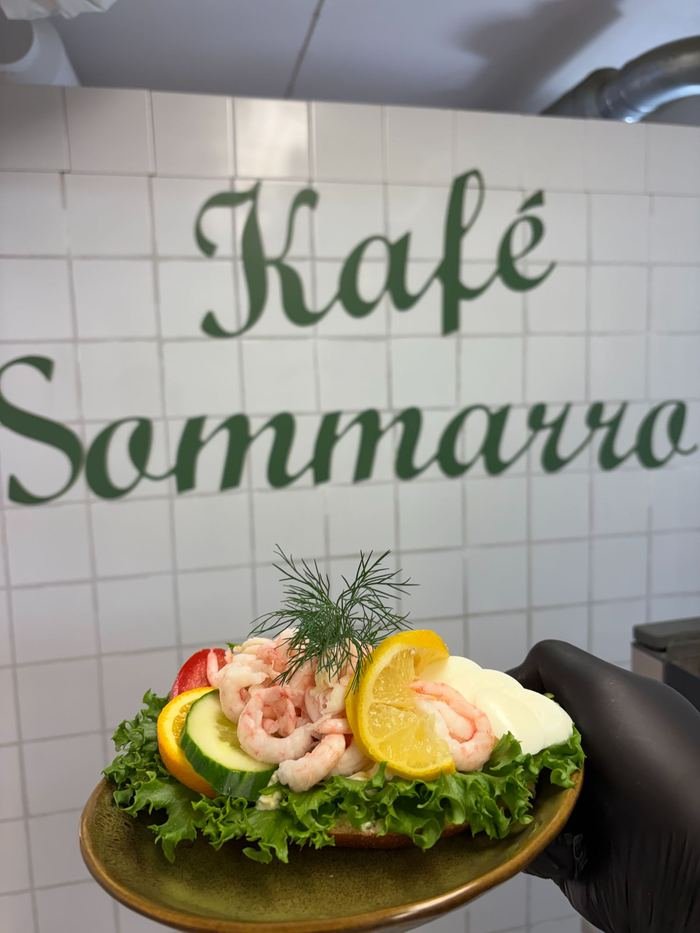Räksmörgås med dill och citron