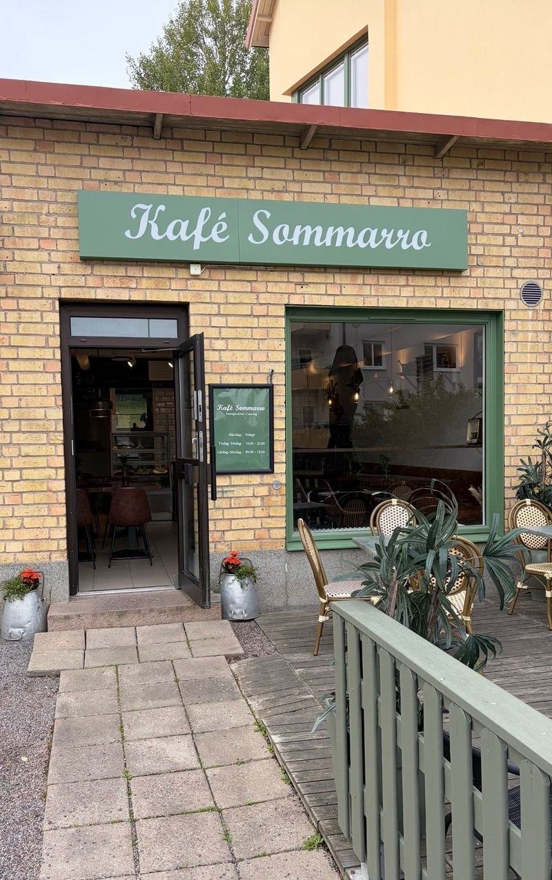 Uteserveringen vid entrén